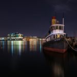 Baltimore Harbor at Night